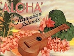 ukulele postcard